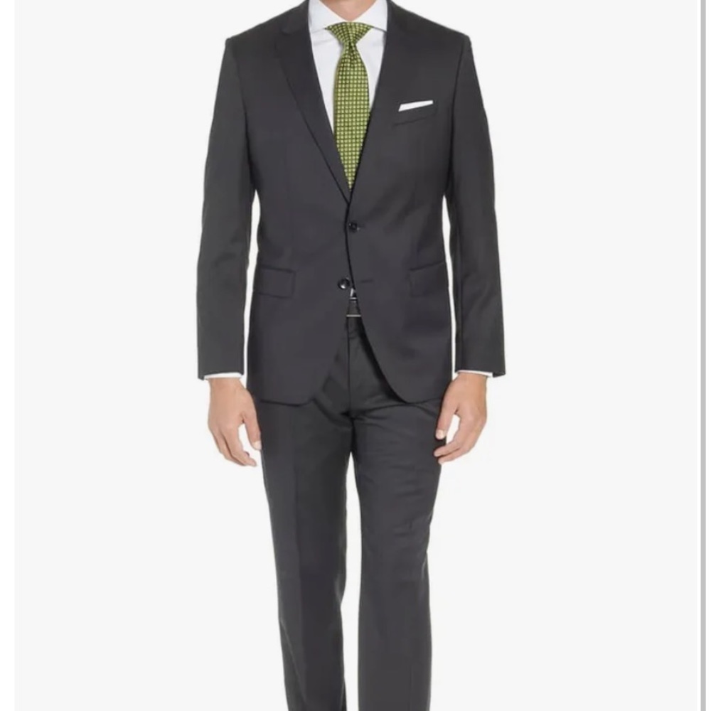 EDDIE domani elite grey wool blend suit size 42L
